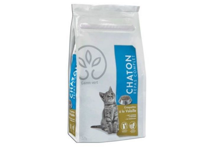 Distributeur De Croquettes Pour Chat Gamm Vert