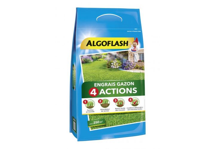 Engrais Gazon 4 Actions Algoflash Gamm Vert